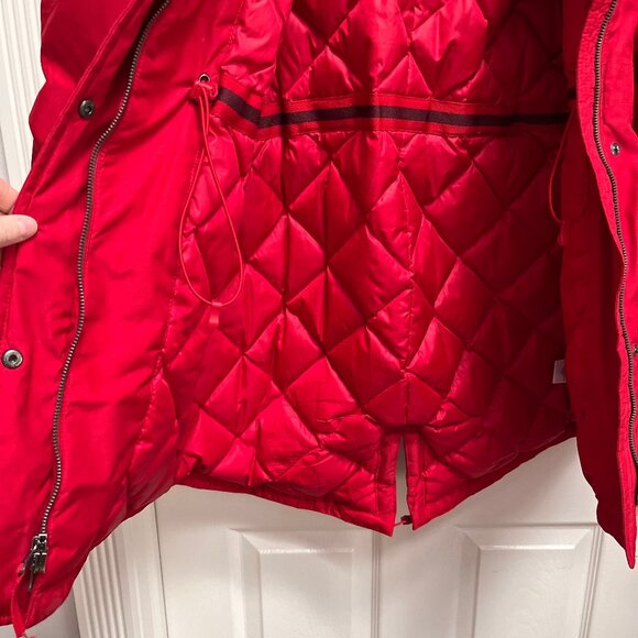 LAND'S END - Down Parka - Red - Small - Picture 5 of 8
